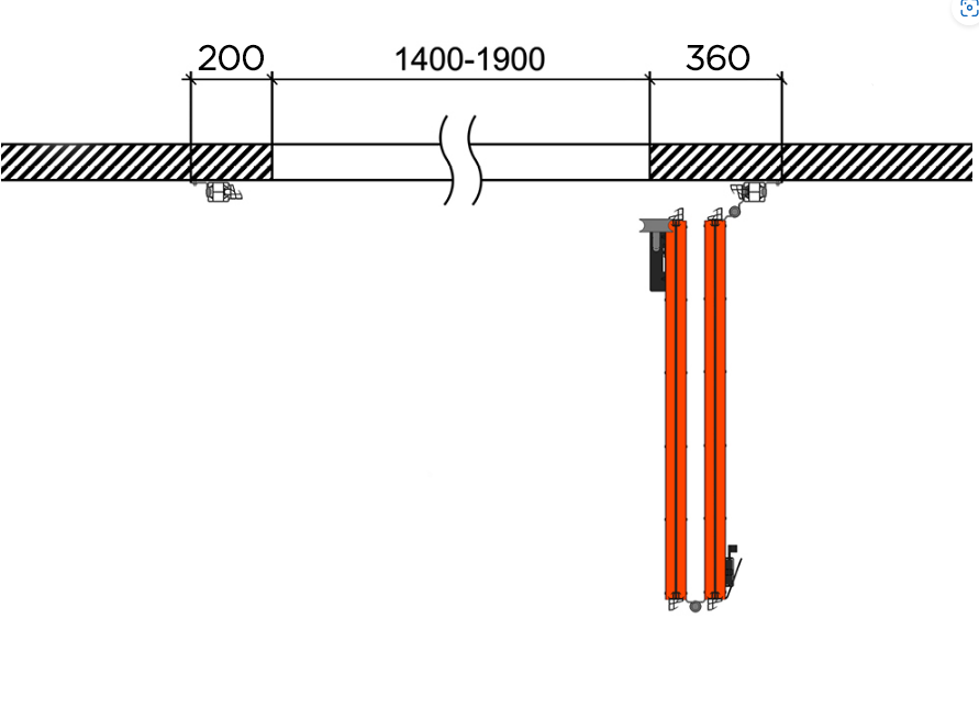 Схема открывания 0 + 2.